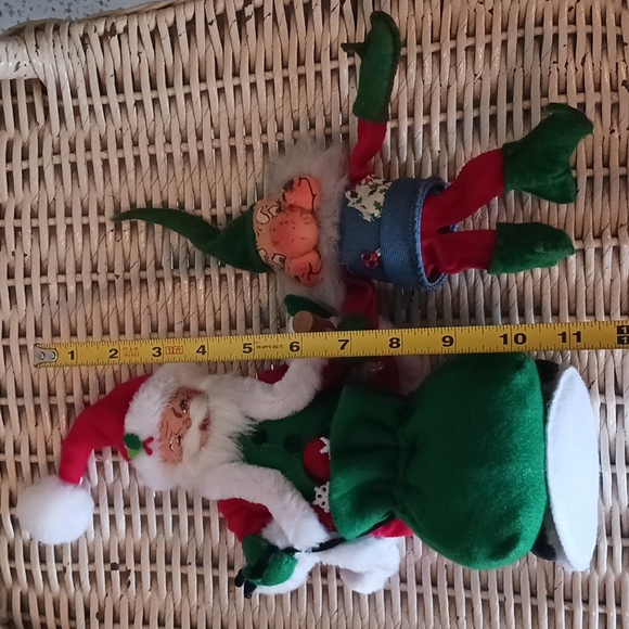 Snowball Santa by Annalee & Elf by Rennoc - Picture 13 of 13